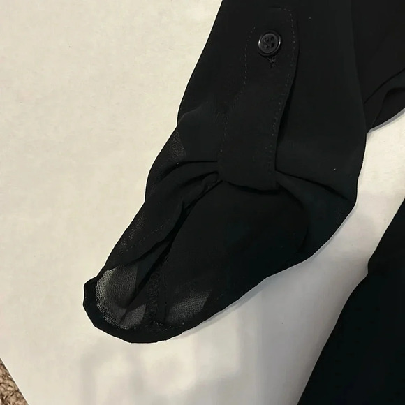 Black & White Blouse with Embroidery | Black & White Blouse | Embroidered - Picture 6 of 8